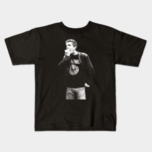 WHITE BOURDAIN PUNK Kids T-Shirt